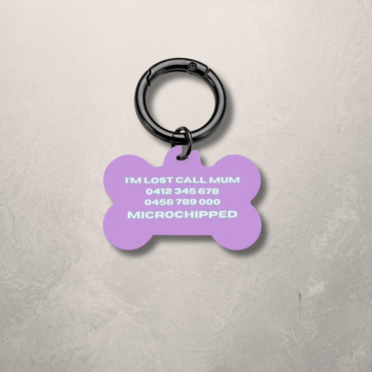 Pastel Tide Pet ID Tag