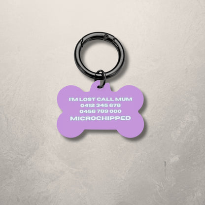 Pastel Tide Pet ID Tag