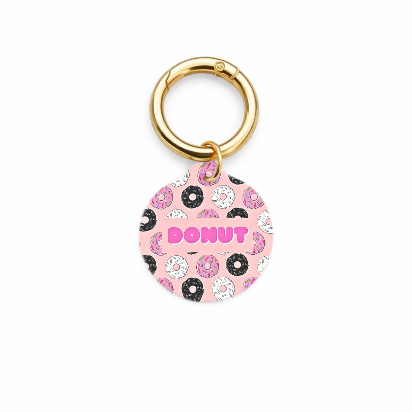 Donut Pet ID Tag