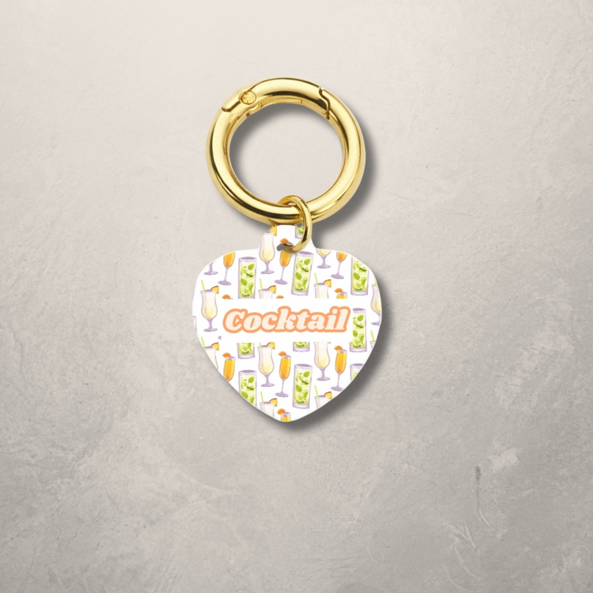 Cocktail Pet ID Tag