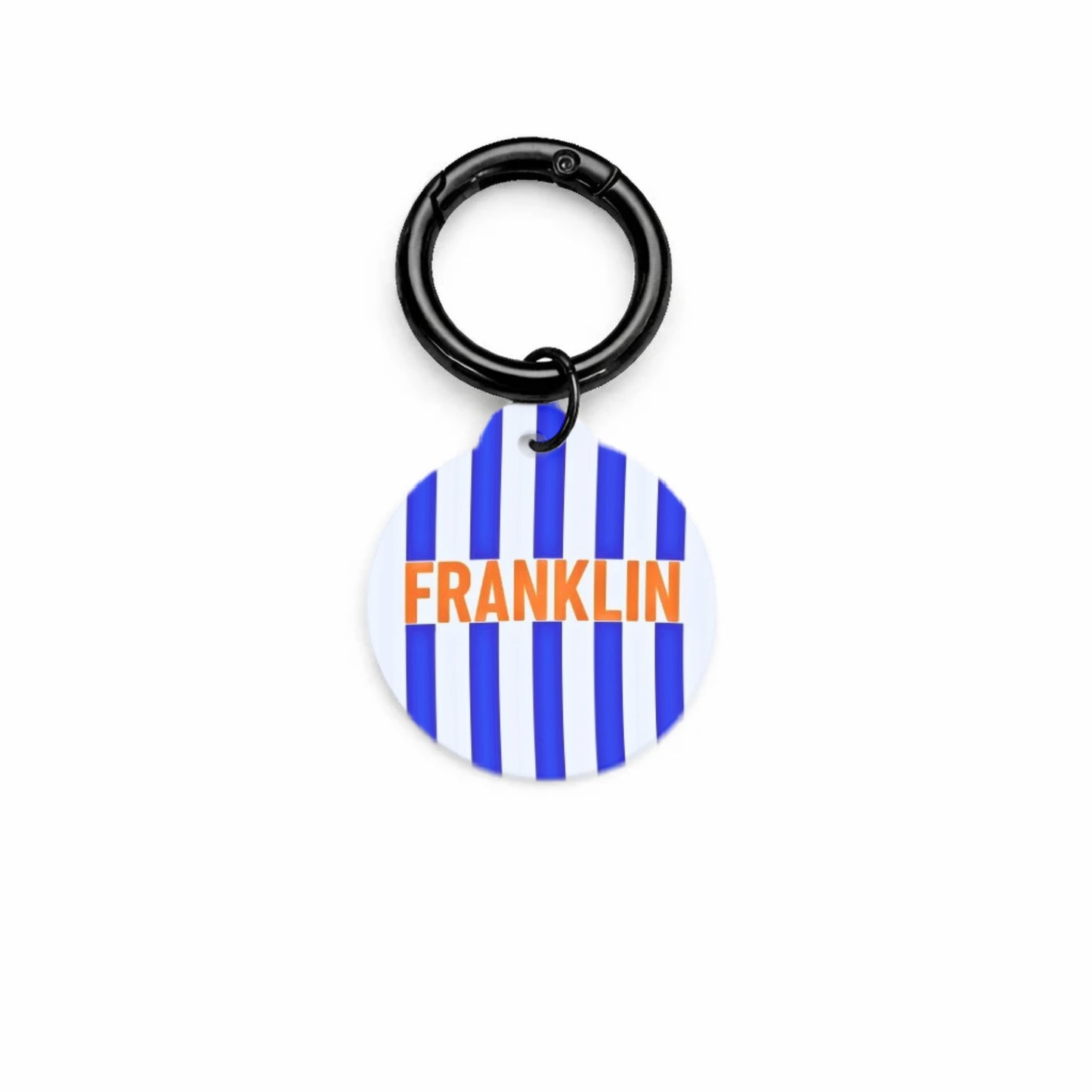 Nautical Stripe Pet ID Tag