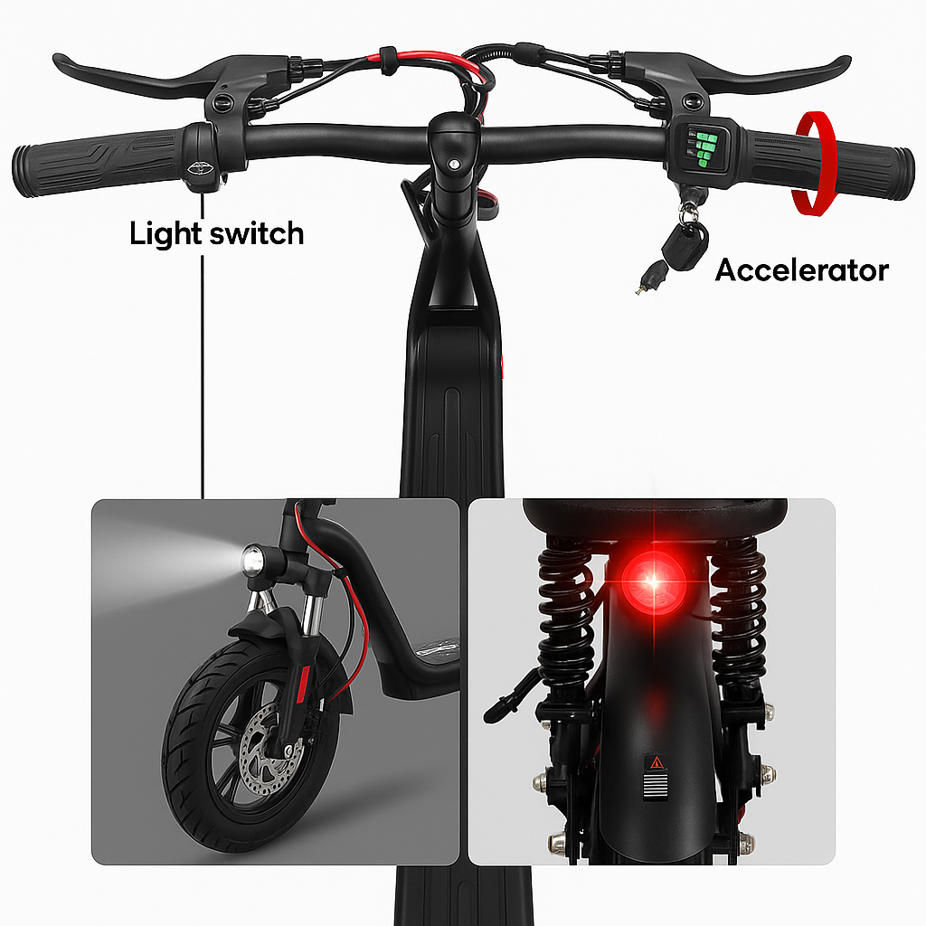 Primva VoltPro EB12 – Foldable Electric Scooter 500W
