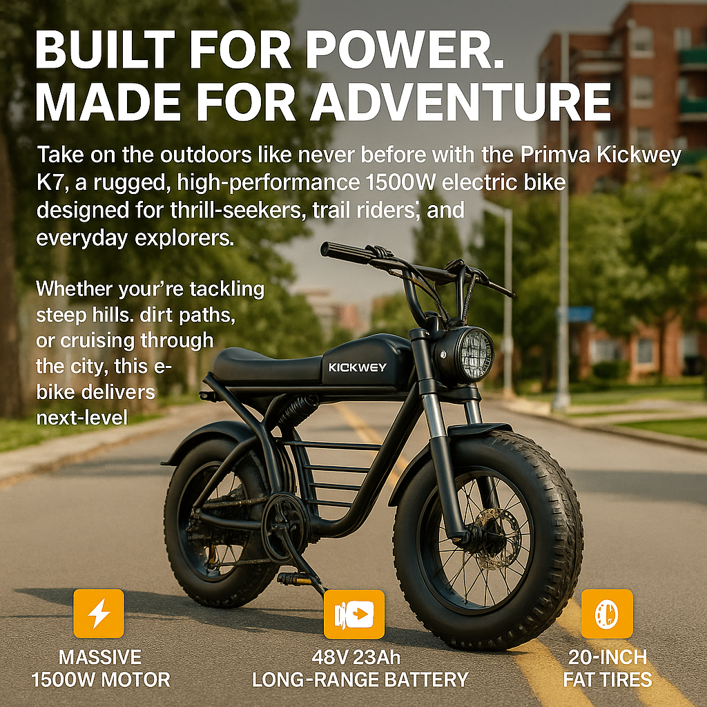 Primva Kickwey K7 1500W Electric Bike