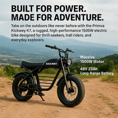 Primva Kickwey K7 1500W Electric Bike