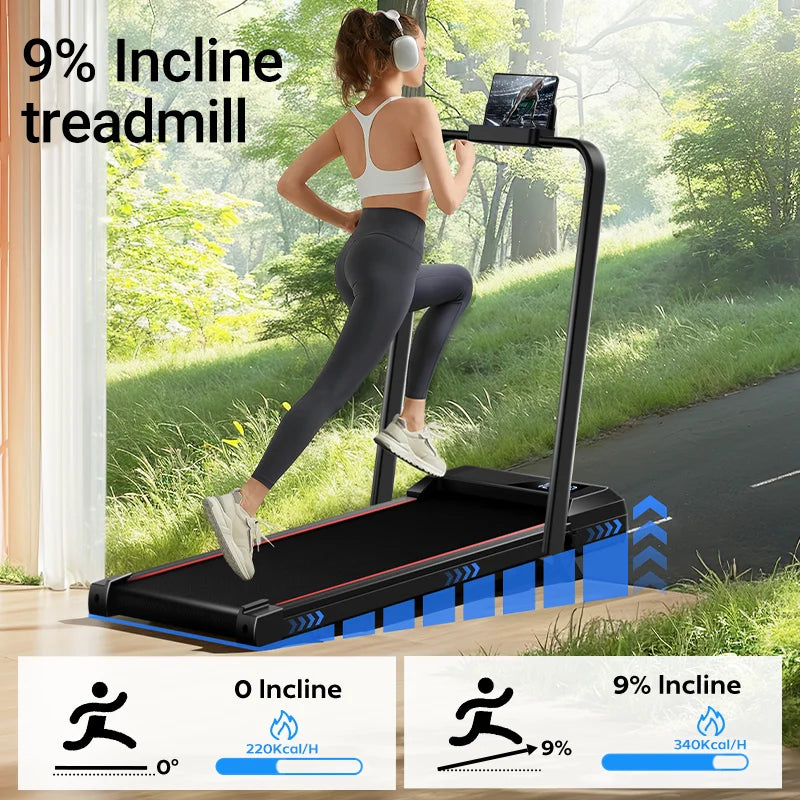Primva StridePad Pro – Foldable Walking Pad with Incline & LED Display