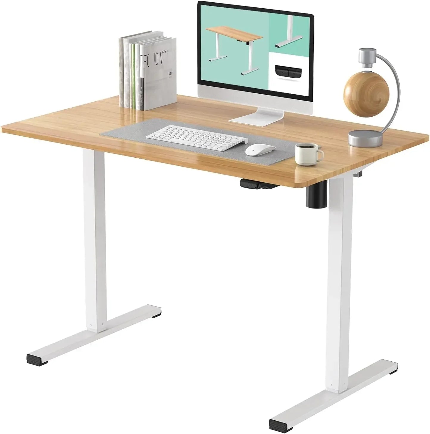 Primva ErgoLift 48 – Electric Standing Desk (48x30", Black)