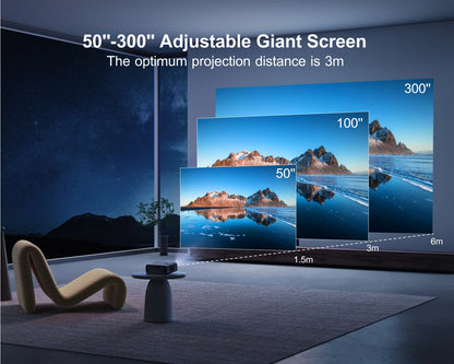 Primva VibeBeam 600 – 4K Support Smart Projector with Auto Focus & WiFi 6