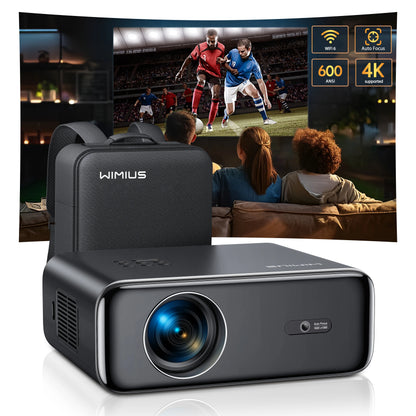 Primva VibeBeam 600 – 4K Support Smart Projector with Auto Focus & WiFi 6