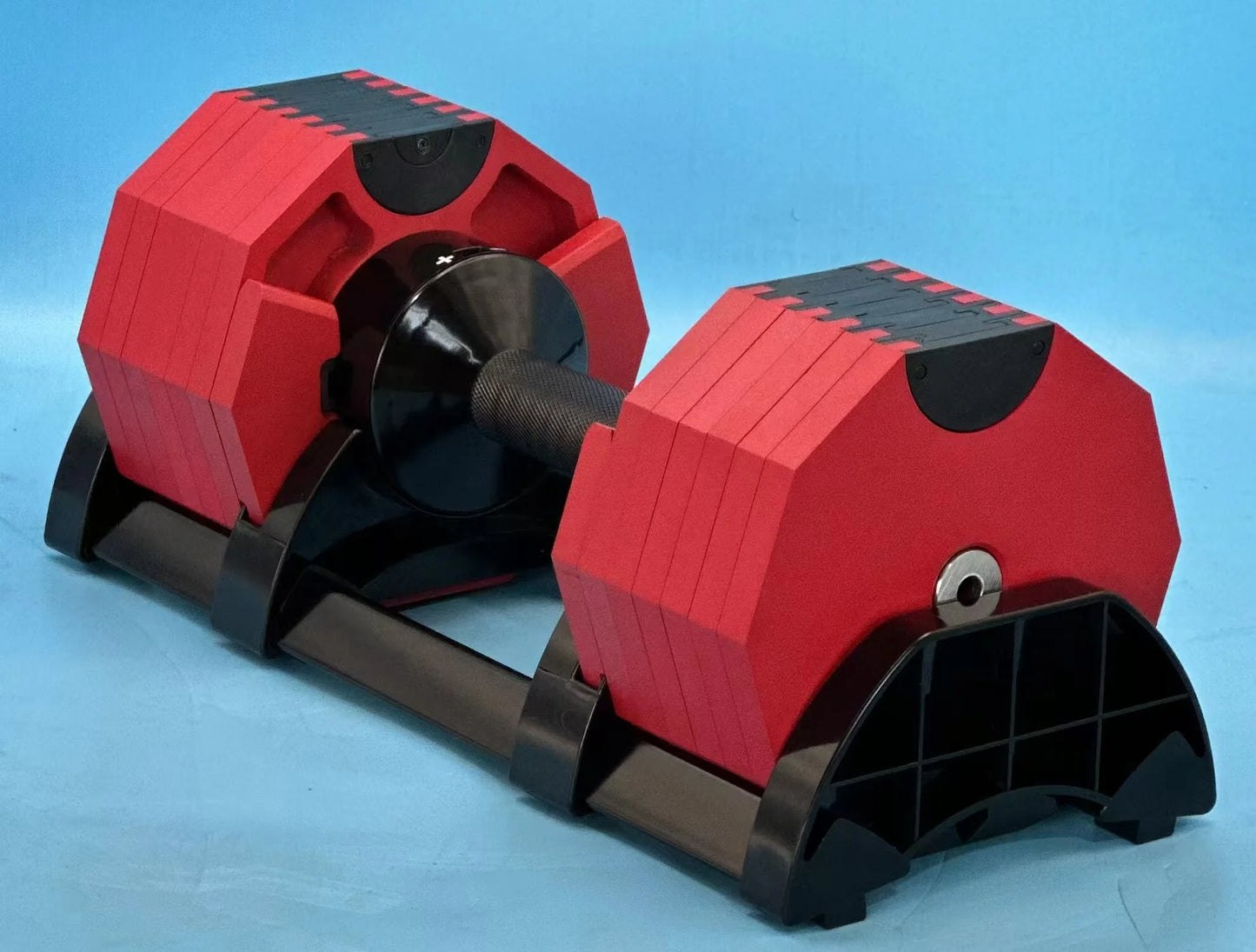 PrimvaFlex Pro Adjustable Dumbbells - 90lb Rapid-Select Weight System