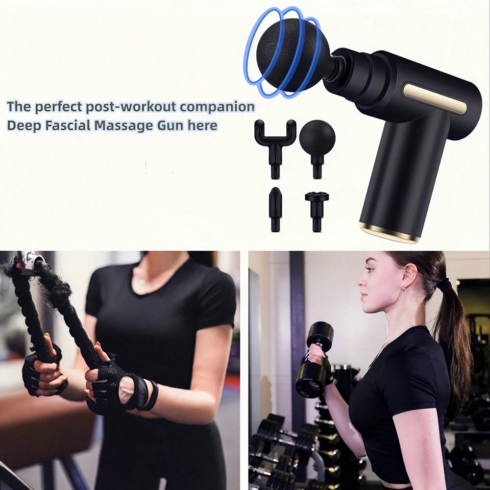 PrimvaRelief Pro Massage Gun – Smart Deep Tissue Therapy with LED Touch Display