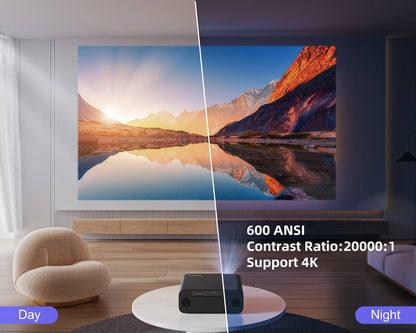 Primva VibeBeam 600 – 4K Support Smart Projector with Auto Focus & WiFi 6