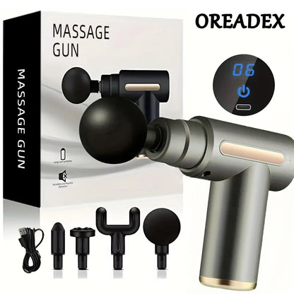 PrimvaRelief Pro Massage Gun – Smart Deep Tissue Therapy with LED Touch Display
