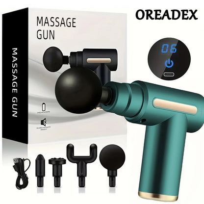 PrimvaRelief Pro Massage Gun – Smart Deep Tissue Therapy with LED Touch Display